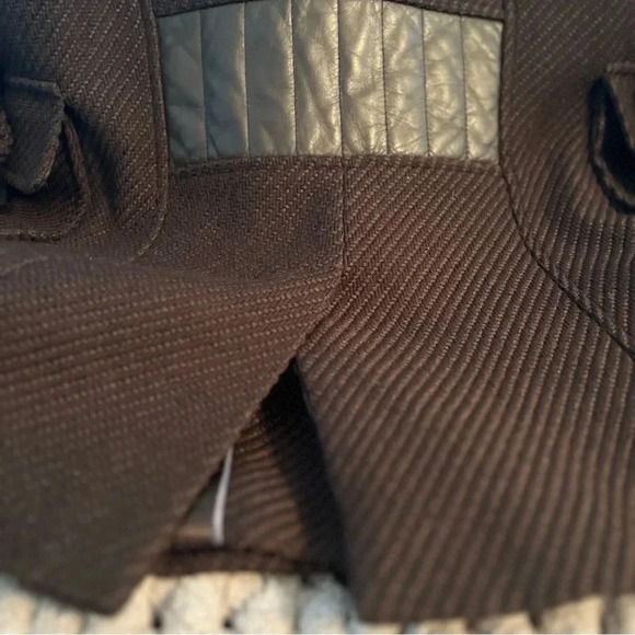 Mackage Wool and Leather Coat Size Large - Picture 12 of 16